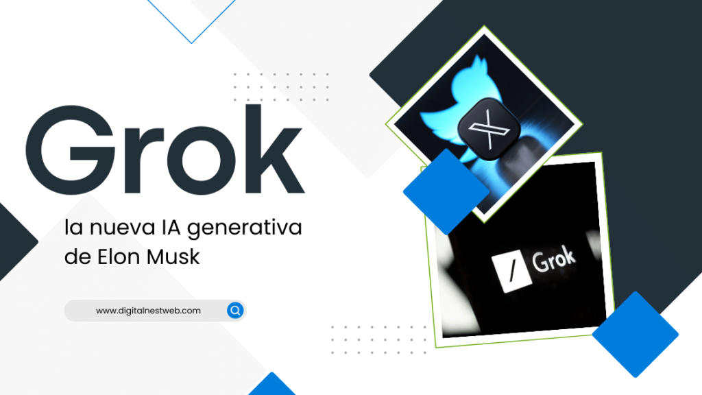 Grok IA Generativa De Elon Musk 2023 Digital Nest