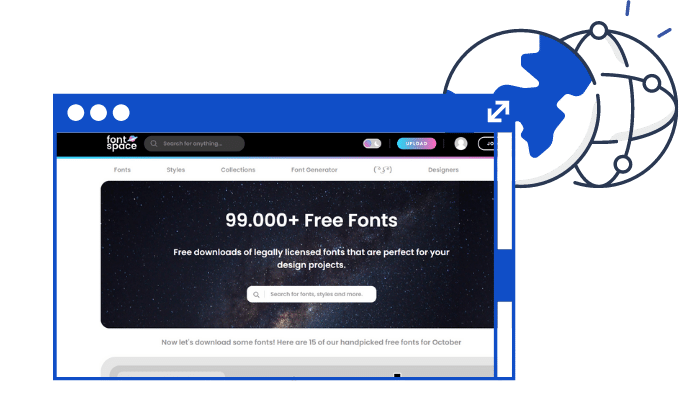 Fuentes gratis Fontspace