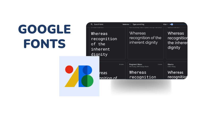 herramientas de diseño web Google Fonts
