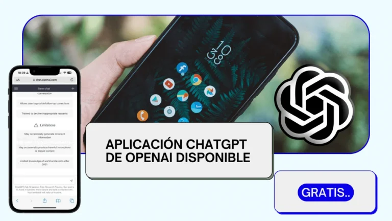 Aplicación ChatGPT de OpenAI Disponible