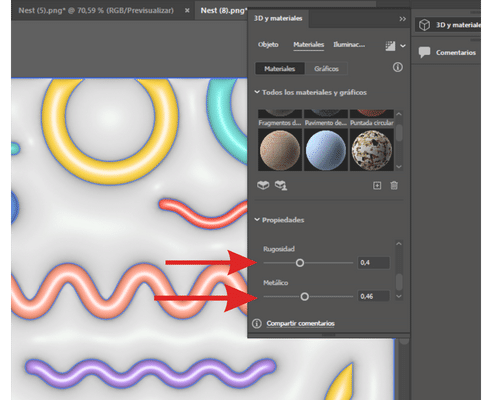 Como utilizar el efecto 3D en Illustrator inflado
