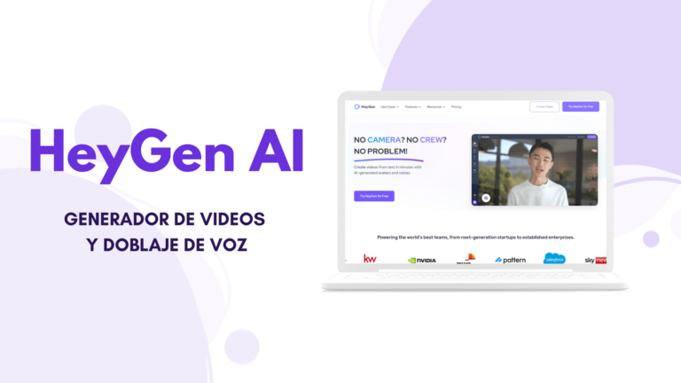 HeyGen AI generador de videos y doblaje de voz