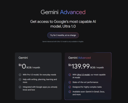 Probar Gemini Advanced